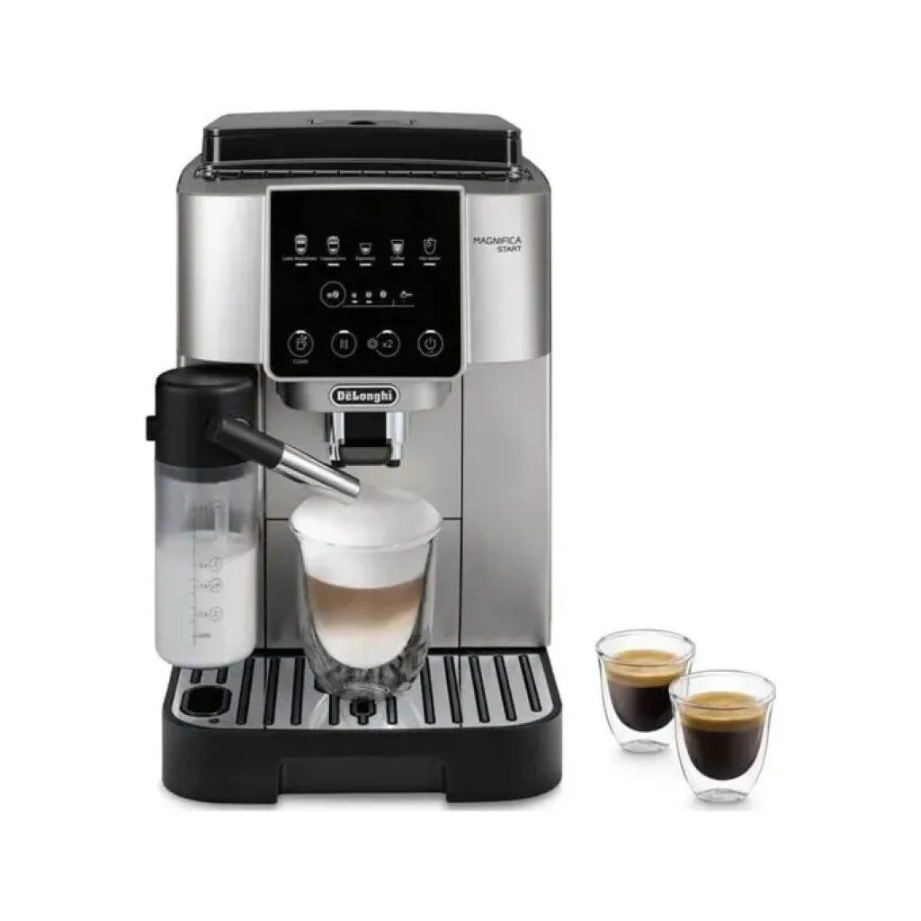 DELONGHI De’Longhi Magnifica Start ECAM220.80.SB, macchina da caffè automatica con sistema latte