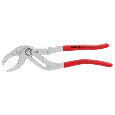 KNIPEX 81 03 250 Pinza per sifoni e raccordi, 250 mm