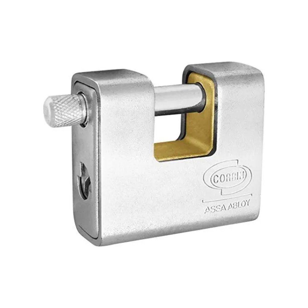 Corbin ARL-211-60-KA1 Lucchetto corazzato per serrande, gancio 62 mm, 3 chiavi