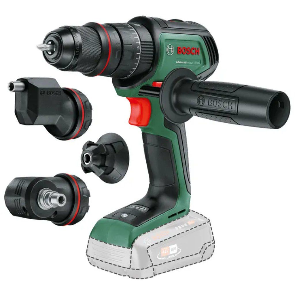 Bosch AdvancedImpact 18V-80 – Trapano a percussione a batteria