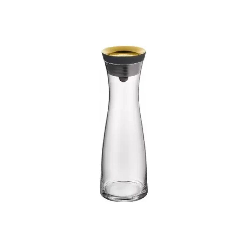 WMF Basic Caraffa in Vetro da 1 L con Tappo Dorato