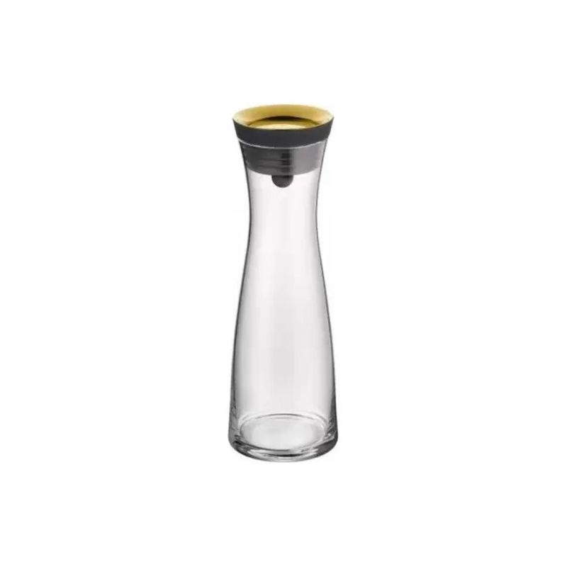 WMF Basic Caraffa in Vetro da 1 L con Tappo Dorato