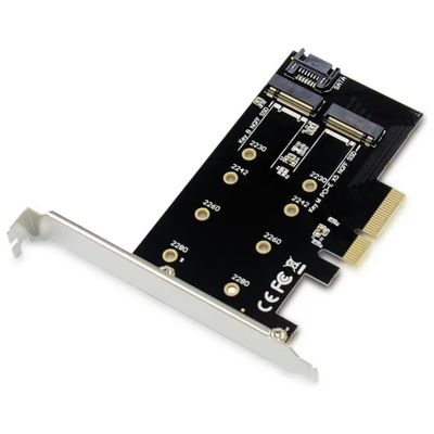 Conceptronic EMRICK04B – Scheda PCIe per 2 SSD M.2