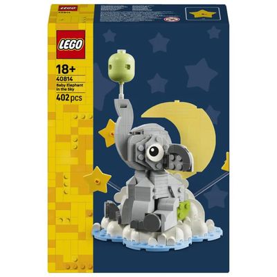 LEGO 40814 Iconic – Elefantino tra le Stelle, 402 Pezzi