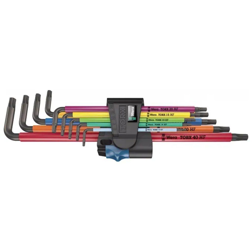 Wera 967/9 TX XL Set di chiavi Torx angolari, 9 pezzi