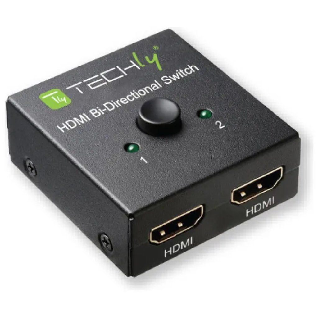 Techly Switch HDMI Bidirezionale 2 Porte 4K 60 Hz Techly Switch HDMI Bidirezionale 2 Porte 4K 60 Hz
