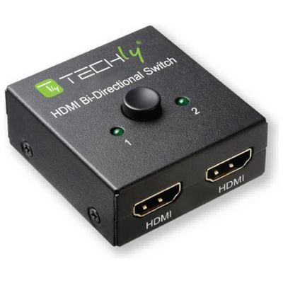 Techly Switch HDMI Bidirezionale 2 Porte 4K 60 Hz Techly Switch HDMI Bidirezionale 2 Porte 4K 60 Hz