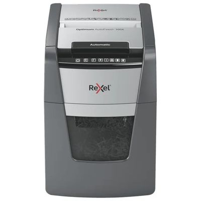 Rexel Optimum AutoFeed+ 100X Distruggidocumenti P-4, 100 fogli, 34 L Rexel Optimum AutoFeed+ 100X Distruggidocumenti P-4, 100 fogli, 34 L
