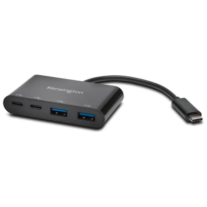 KENSINGTON Hub USB-C Kensington CH1000 a 4 porte, 2 USB-A e 2 USB-C, 5 Gbps, nero