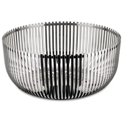 Alessi PCH05/24 Fruttiera in Acciaio Inox 18/10, 24 cm