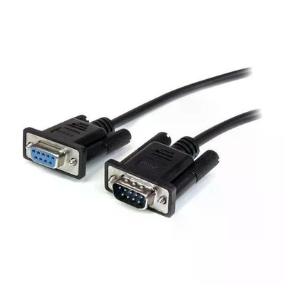 StarTech.com Cavo seriale RS232 DB9 M/F da 1 m, nero StarTech.com Cavo seriale RS232 DB9 M/F da 1 m, nero