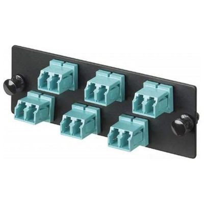 Panduit FAP12WAQDLCZ – Pannello fibra LC Duplex OM3/OM4, 12 porte, acqua