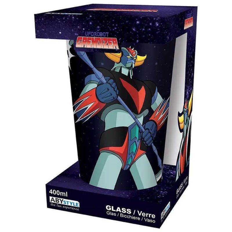 ABYSTYLE Bicchiere Grendizer Goldorak Actarus 400 ml in Vetro Oro