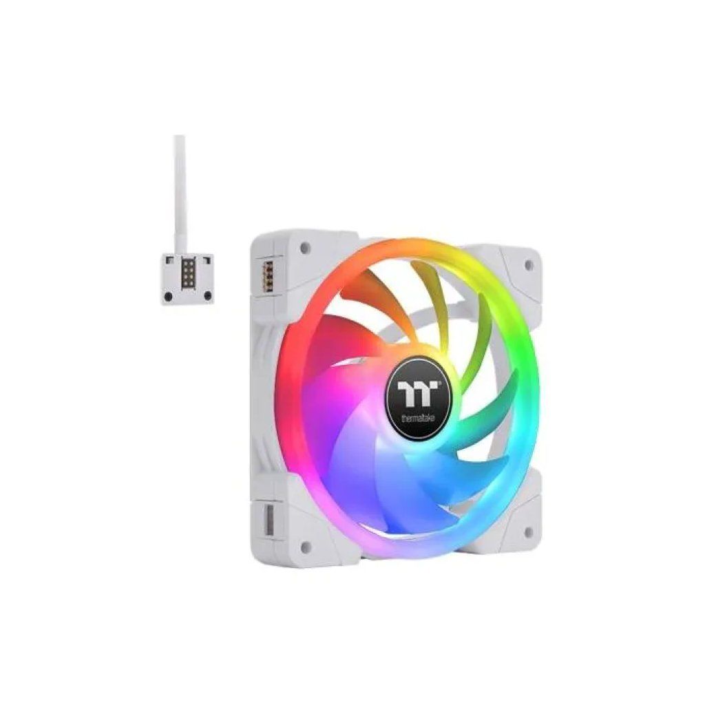 Thermaltake SWAFAN EX12 Kit 3 Ventole RGB da 120 mm Bianco