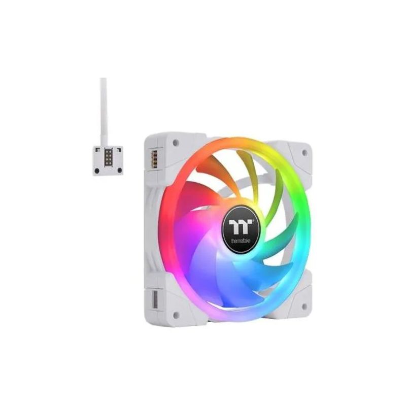 Thermaltake SWAFAN EX12 Kit 3 Ventole RGB da 120 mm Bianco
