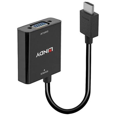 Lindy 38291 Convertitore HDMI Maschio a VGA Femmina Lindy 38291 Convertitore HDMI Maschio a VGA Femmina