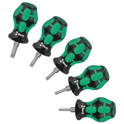 Wera Stubby Set TX 1 – Set di 5 cacciaviti Torx compatti Wera Stubby Set TX 1 – Set di 5 cacciaviti Torx compatti