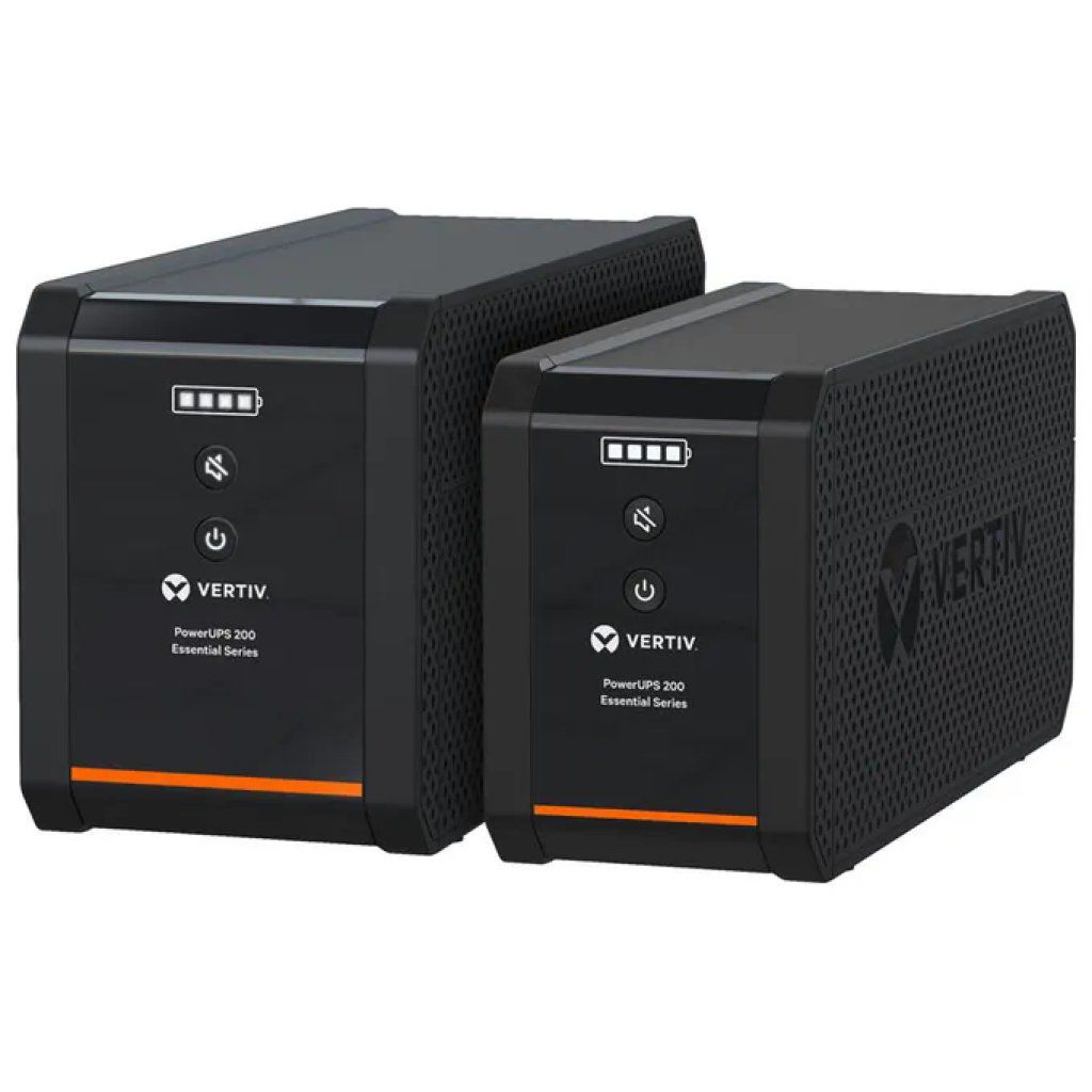 Vertiv PowerUPS 200 Essential UPS Line Interactive 1600VA/925W, 5 Prese Schuko, AVR Vertiv PowerUPS 200 Essential UPS Line Interactive 1600VA/925W, 5 Prese Schuko, AVR