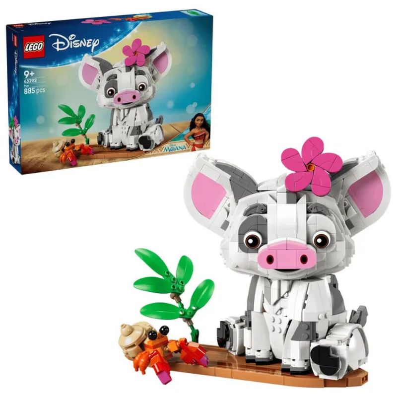 LEGO Disney Vaiana Pua – Set costruibile da 885 pezzi