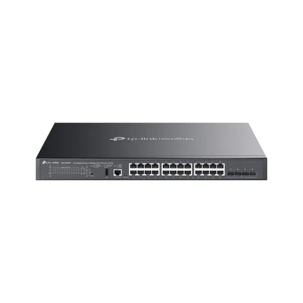 TP-Link SG5428XMPP Switch Gestito L3 28 Porte Gigabit PoE++ 500 W con 4 Slot SFP+ 10G