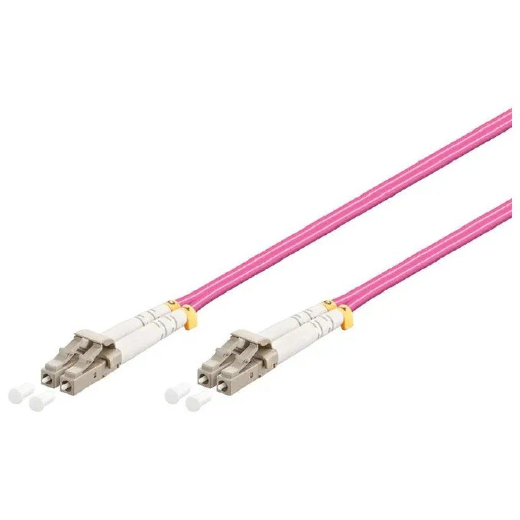 WP EUROPE Cavo Patch Fibra Ottica OM4 LC-LC Duplex Viola, 10 m
