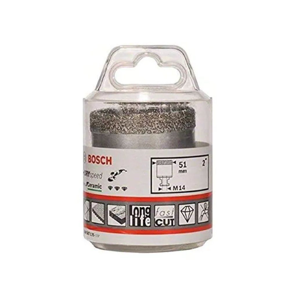 Bosch Dry Speed Best for Ceramic Fresa diamantata M14 51 mm