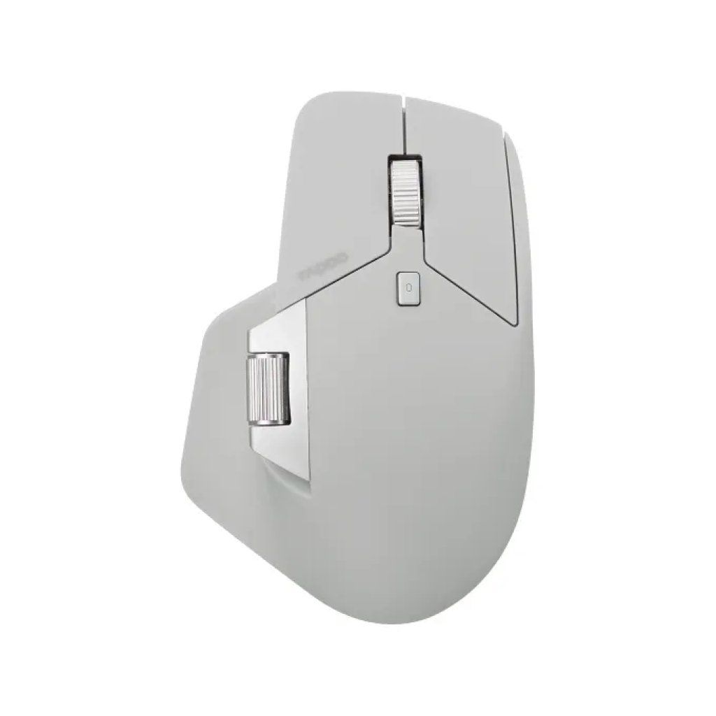 Rapoo MT760L Mouse Wireless Bluetooth 5.0, 3200 DPI, 8 pulsanti, ricaricabile USB-C, grigio
