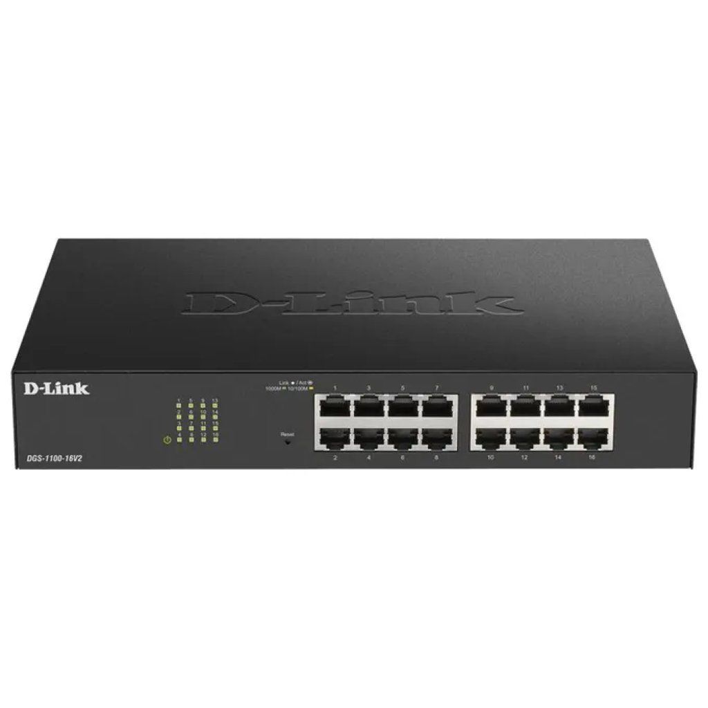 D-Link DGS-1100-16V2/E Switch Smart Managed 16 Porte Gigabit D-Link DGS-1100-16V2/E Switch Smart Managed 16 Porte Gigabit