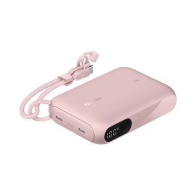 Belkin BPB027HQPK Power Bank 10.000 mAh Rosa con Display e 2 Porte USB-C