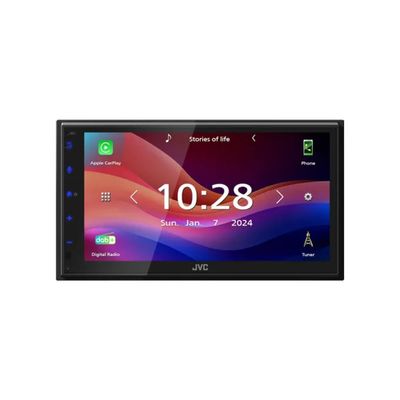 JVC KW-M595DBT Autoradio 2 DIN con Touchscreen da 6,8 JVC KW-M595DBT Autoradio 2 DIN con Touchscreen da 6,8", DAB+, Bluetooth, Wi-Fi