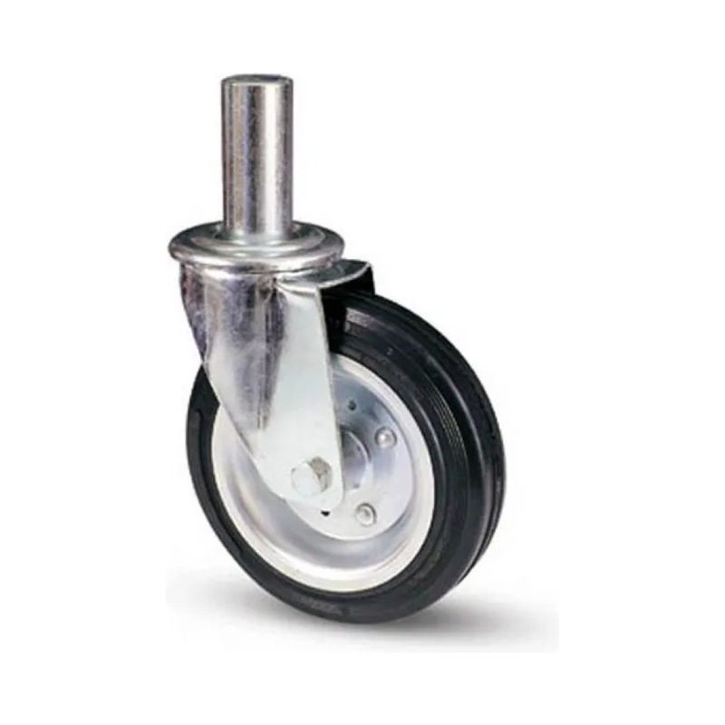 VALSECCHI Ruota industriale girevole con perno, 140 × 80 mm – Valsecchi