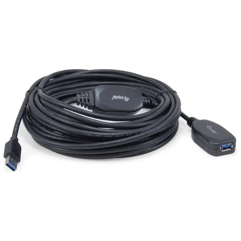 Equip 133347 Cavo USB 3.2 Gen 1 USB-A, 10 m, nero