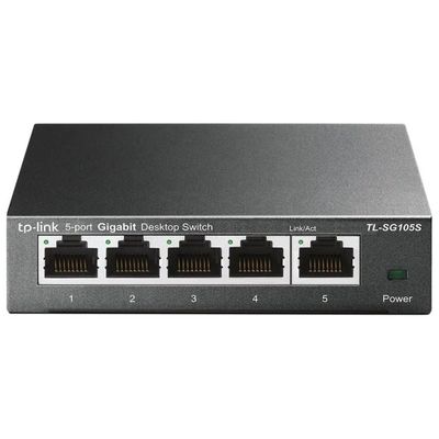 TP-Link TL-SG105S Switch Gigabit Ethernet a 5 porte