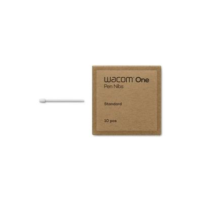 Wacom ACK24911Z – 10 pennini standard di ricambio per Wacom One, neri