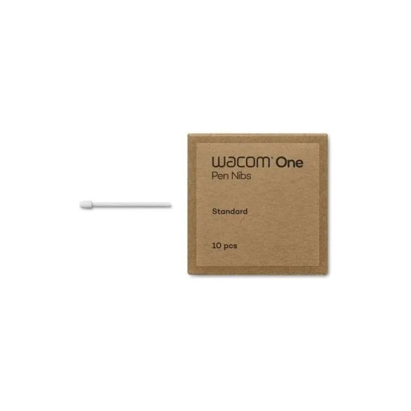 Wacom ACK24911Z – 10 pennini standard di ricambio per Wacom One, neri