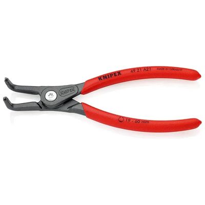 Knipex 49 21 A41 Pinze per Anelli di Sicurezza Esterni, 90°, 305 mm