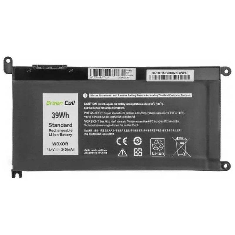 Green Cell DE150-AD-1 Batteria per Dell Inspiron, 3400 mAh, 11,4 V
