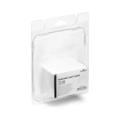 Durable 8914-02 – 100 tessere PVC bianche per Duracard ID 300