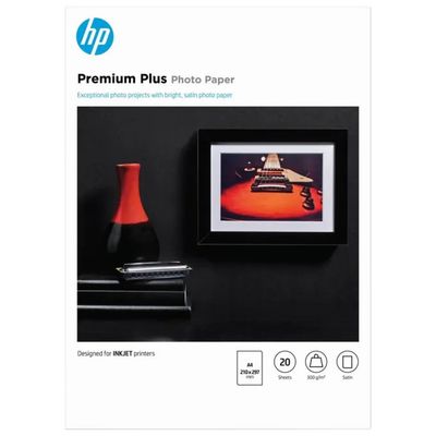 HP Carta Fotografica HP Premium Plus Satinata A4 – 20 Fogli