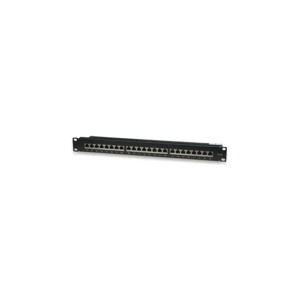 WP Europe Patch Panel 1U 24 Porte RJ45 Cat 6 STP Nero WP Europe Patch Panel 1U 24 Porte RJ45 Cat 6 STP Nero
