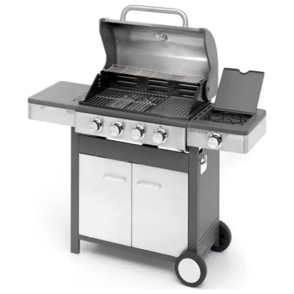 OMPAGRILL Indianapolis 5 Barbecue a Gas 4 Bruciatori Titanio