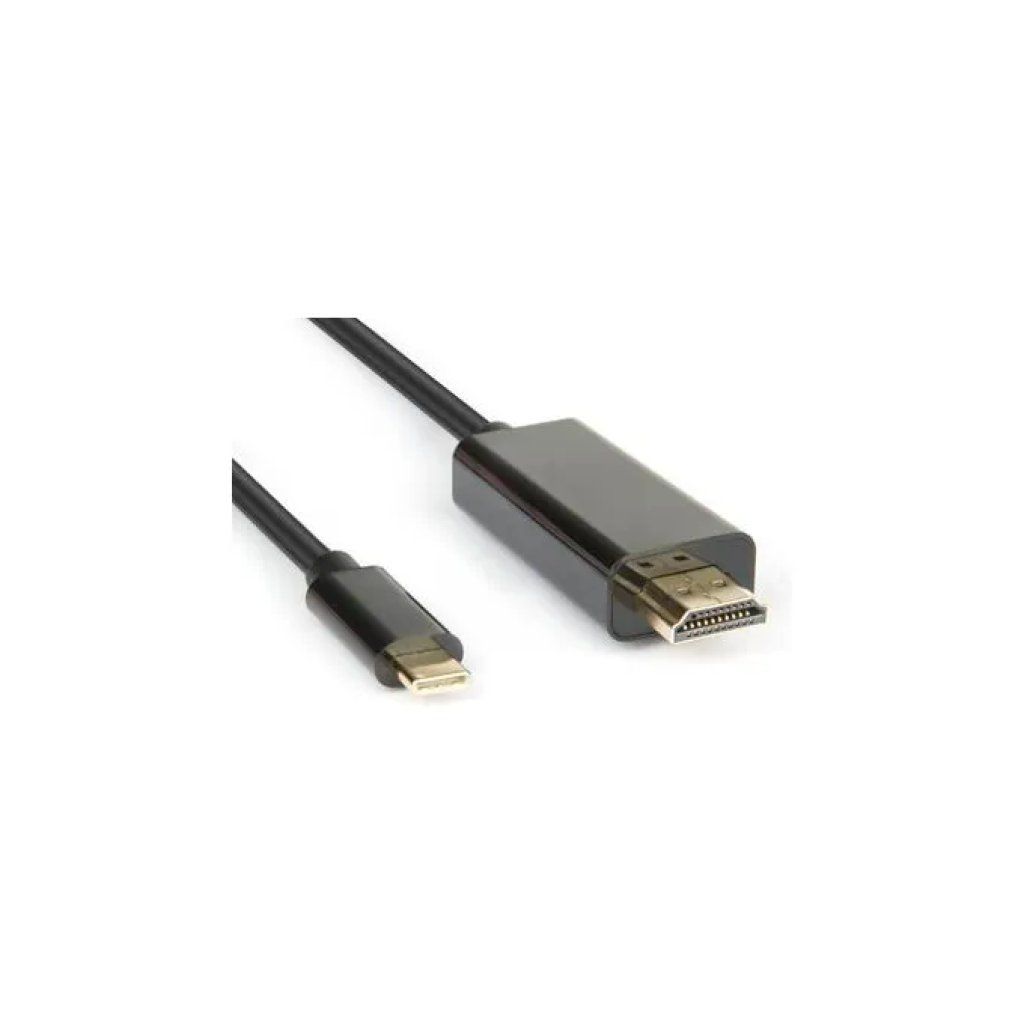 Hamlet XVAUC-HDM4K20 Cavo USB-C a HDMI 4K, 2 m, Nero