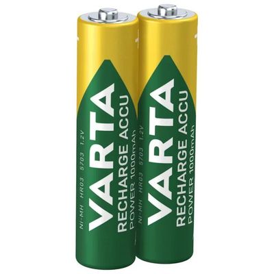VARTA Recharge Accu Power AAA NiMH 1000 mAh – 2 pile ricaricabili