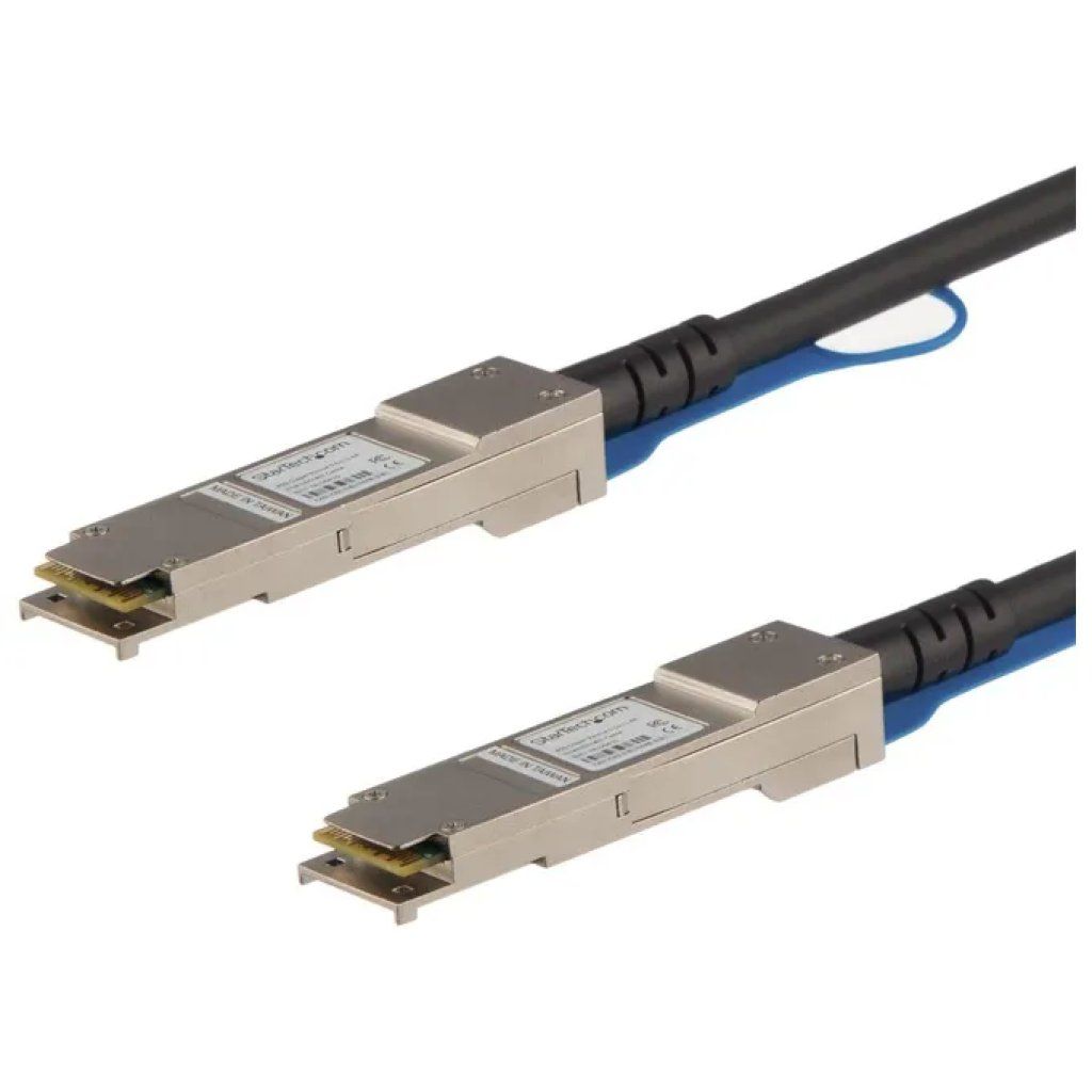 StarTech.com QSFPH40GCU1M – Cavo DAC QSFP+ 40 Gbps, 1 m
