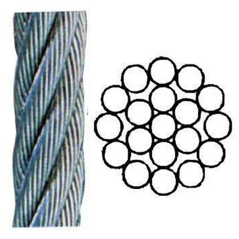 VIGOR-BLINKY Blinky 906005 Fune in Acciaio Zincato 5 mm, 19 Fili, 100 m VIGOR-BLINKY Blinky 906005 Fune in Acciaio Zincato 5 mm, 19 Fili, 100 m