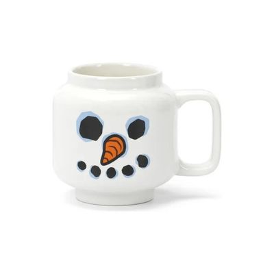 LEGO 40460821 Tazza in Ceramica Pupazzo di Neve, 255 ml