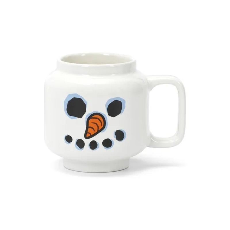 LEGO 40460821 Tazza in Ceramica Pupazzo di Neve, 255 ml