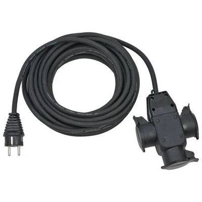 Brennenstuhl 1167810301 – Prolunga 10 m con presa tripla IP44
