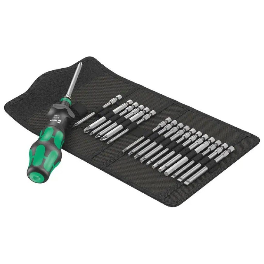 Wera Kraftform Kompakt Turbo 1 – Set di cacciaviti 19 pezzi