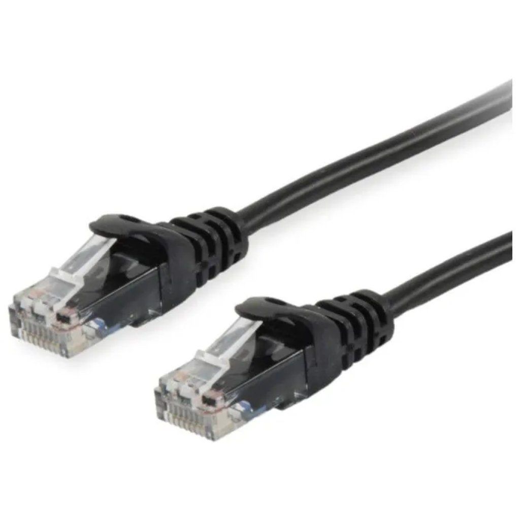 Equip 625455 Cavo Ethernet Cat6 U/UTP RJ-45, 7,5 m, Nero